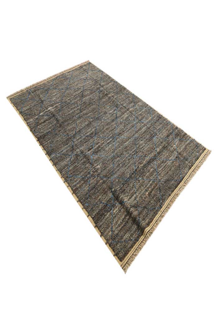 6' 6 x 9' 8 Hand Knotted Moroccan Wool Rug