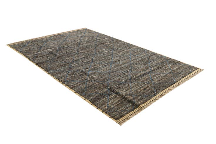 Detail image of 6' 6 x 9' 8 Hand Knotted Moroccan Wool Rug
