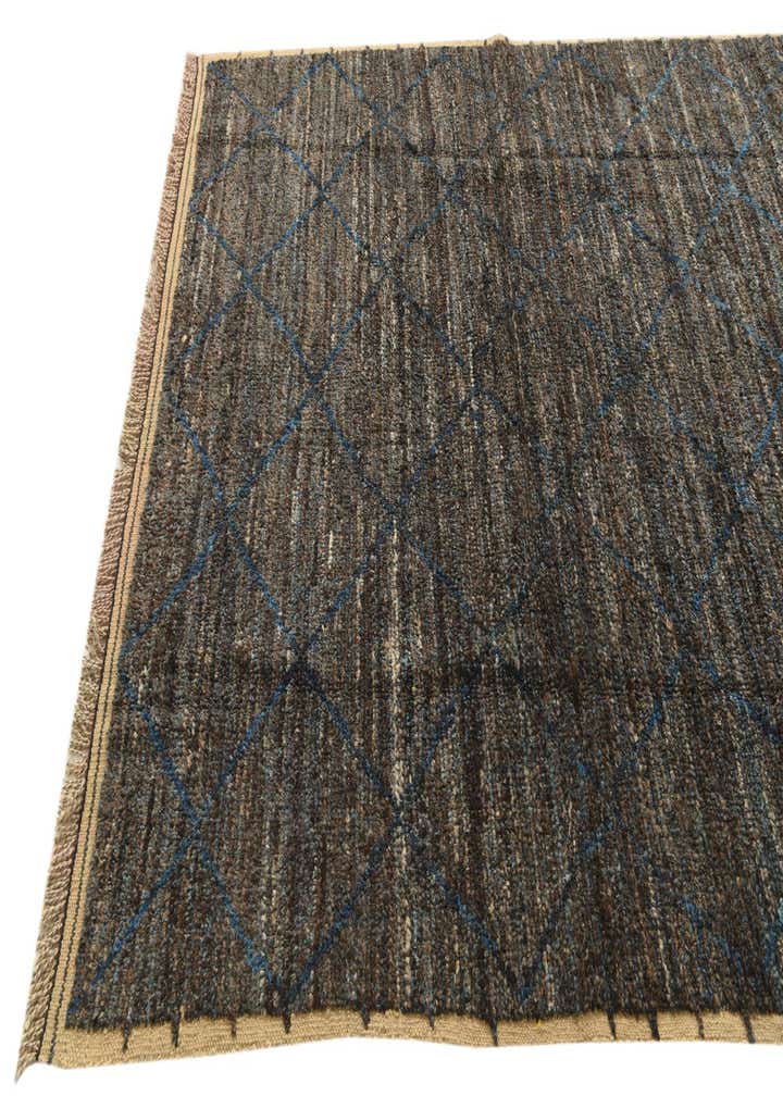 6' 6 x 9' 8 Hand Knotted Moroccan Wool Rug