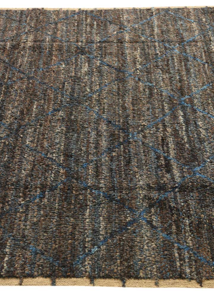 6' 6 x 9' 8 Hand Knotted Moroccan Wool Rug