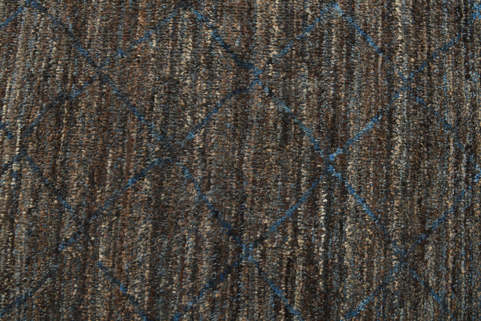 6' 6 x 9' 8 Hand Knotted Moroccan Wool Rug