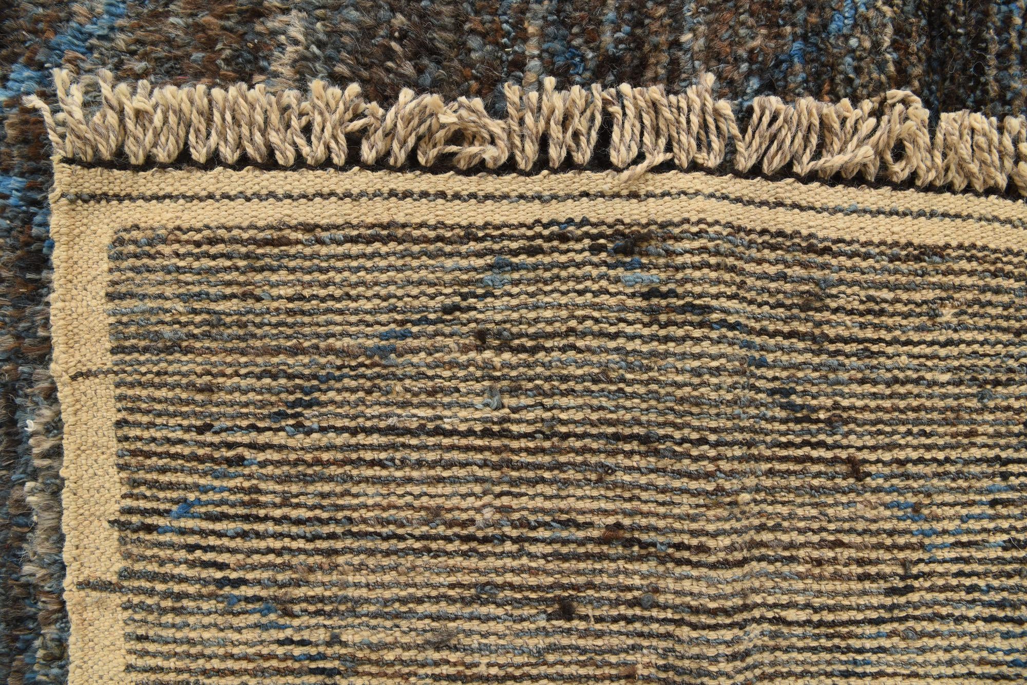 6' 6 x 9' 8 Hand Knotted Moroccan Wool Rug
