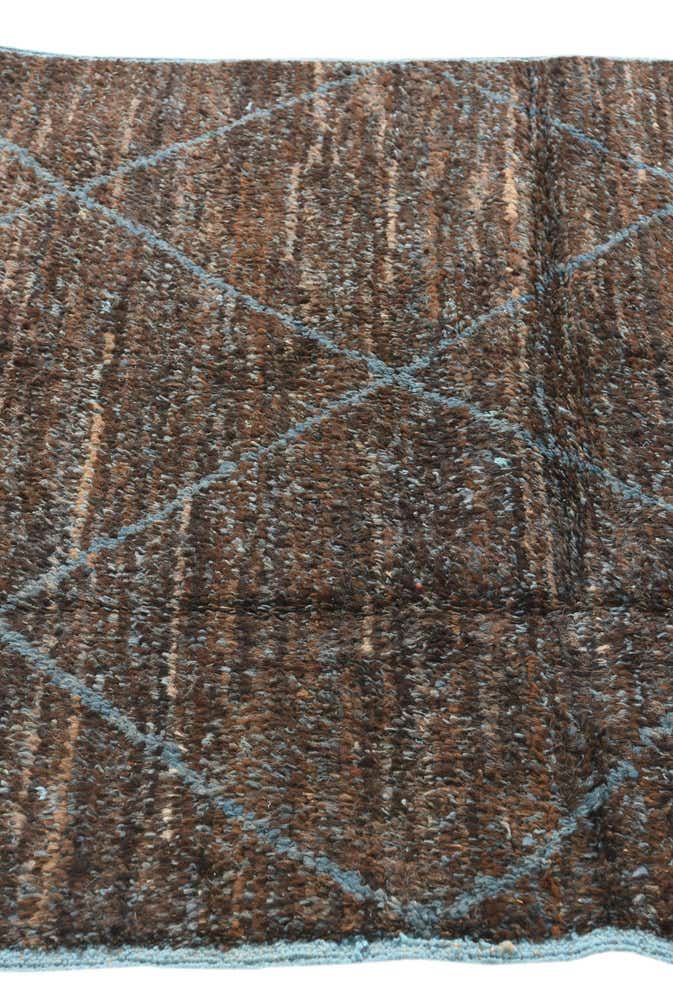 150cm x 255cm anudado a mano marroquí Alfombra Lana