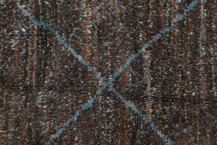 Detail image of 150cm x 255cm anudado a mano marroquí Alfombra Lana