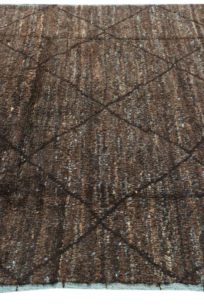 6' 3 x 9' 7 Hand Knotted Moroccan Wool Rug