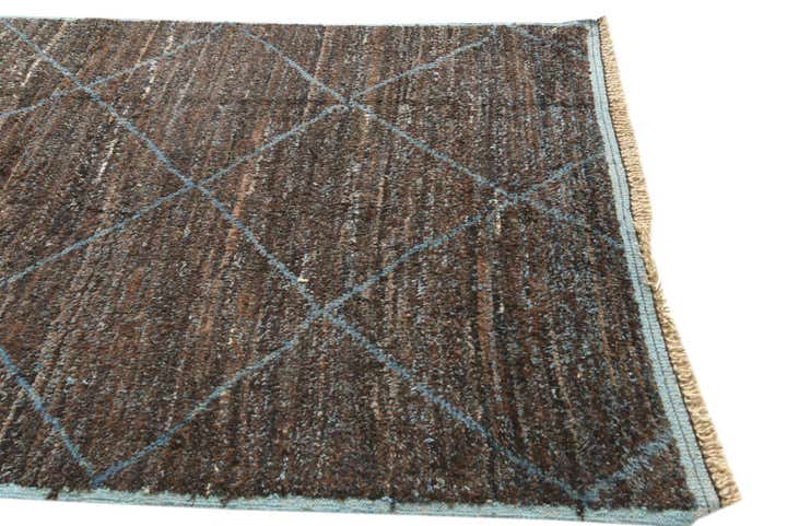 5' x 8' 5 Hand Knotted Moroccan Wool Rug