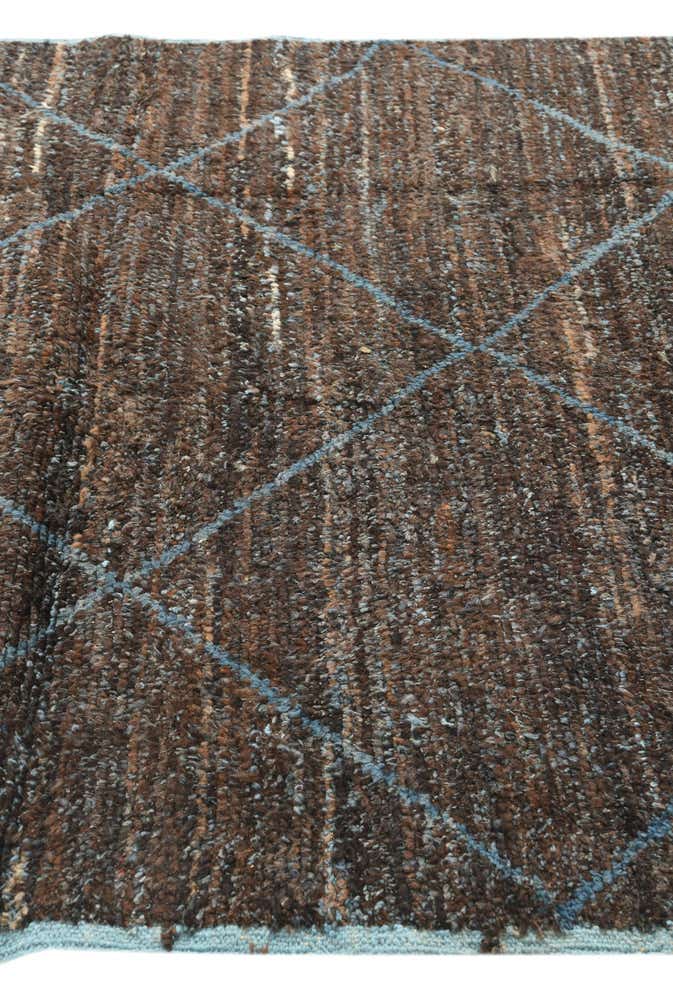 5' x 8' 5 Hand Knotted Moroccan Wool Rug