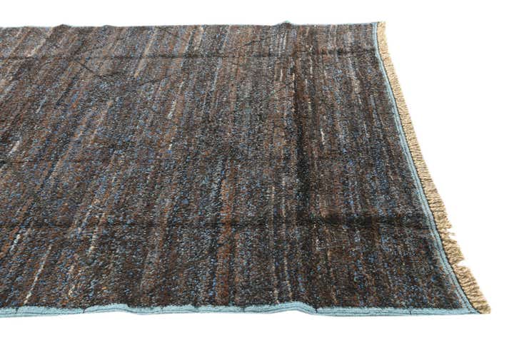 6' 1 x 9' Hand Knotted Moroccan Wool Rug