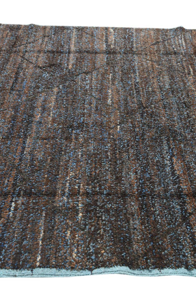 Detail image of 6' 1 x 9' Hand Knotted Moroccan Wool Rug