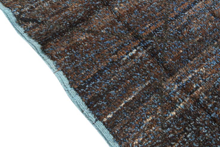 Detail image of 6' 1 x 9' Hand Knotted Moroccan Wool Rug