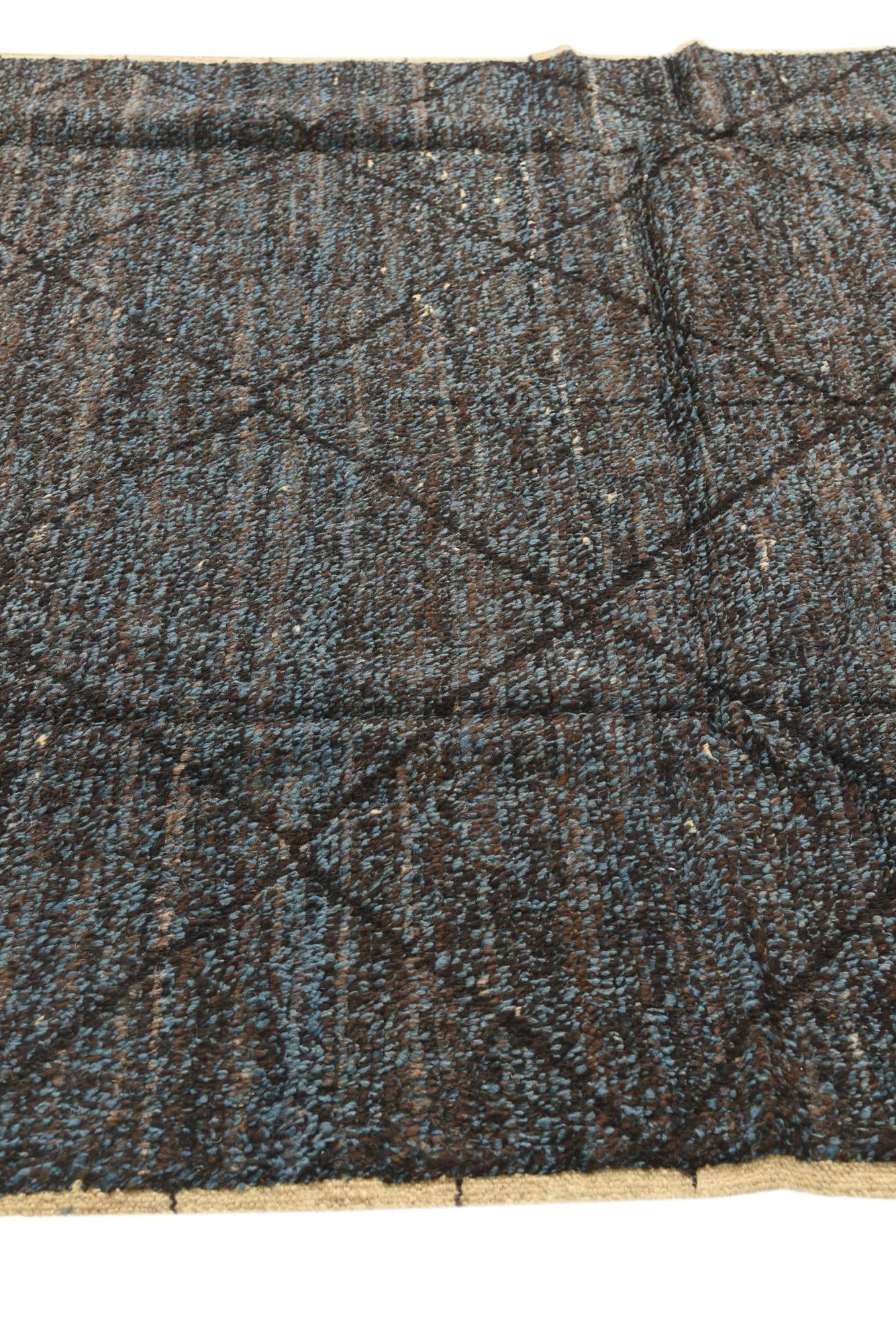 6' 4 x 9' 3 Hand Knotted Moroccan Wool Rug