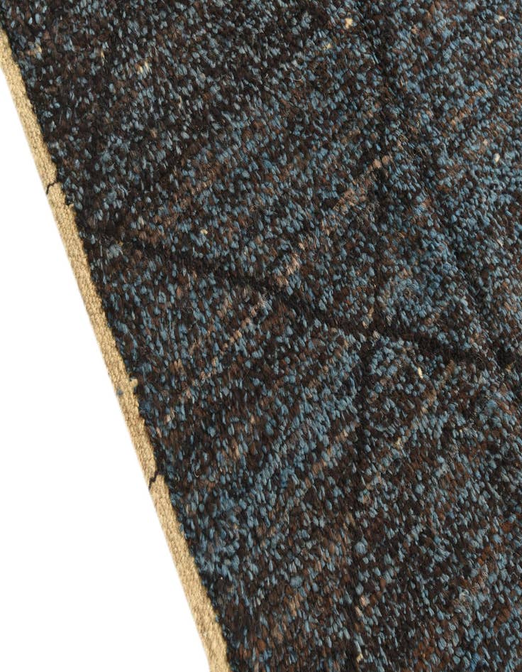 Detail image of 6' 4 x 9' 3  Hand Knotted Moroccan Wool Rug