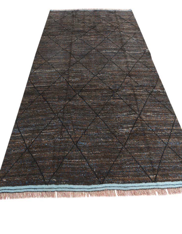 Detail image of 8' x 10' 4  Hand Knotted Moroccan Wool Rug