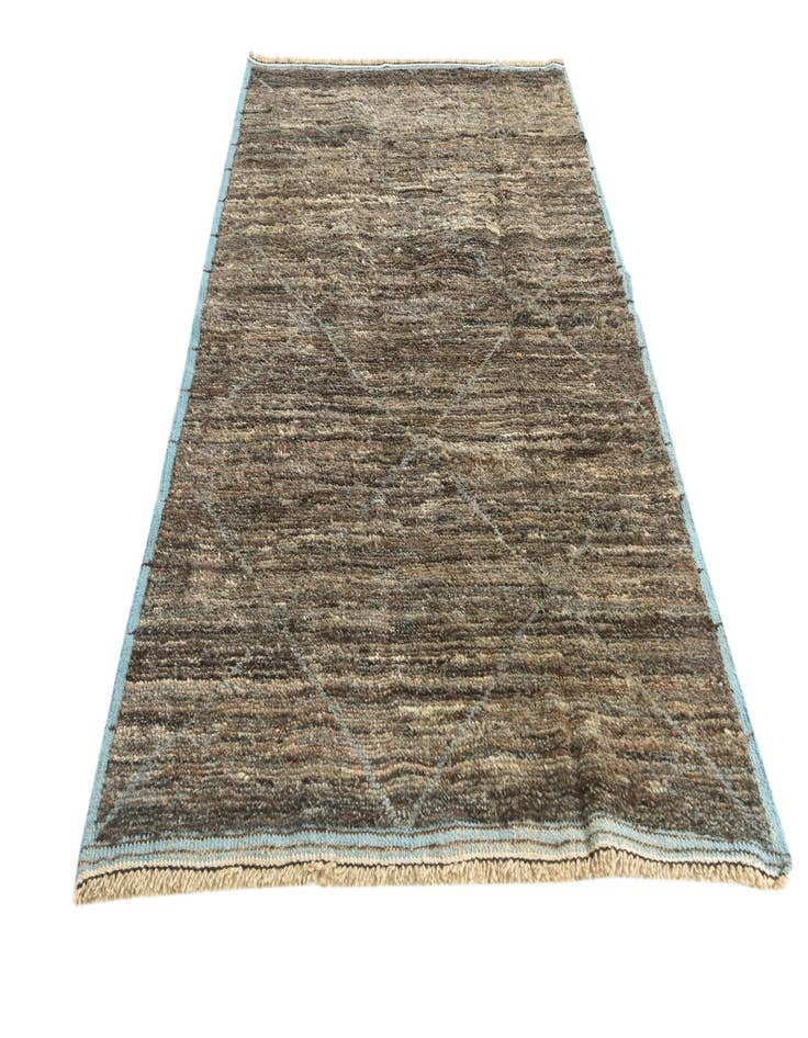 Detail image of 5' 2 x 8' 4  Hand Knotted Moroccan Wool Rug