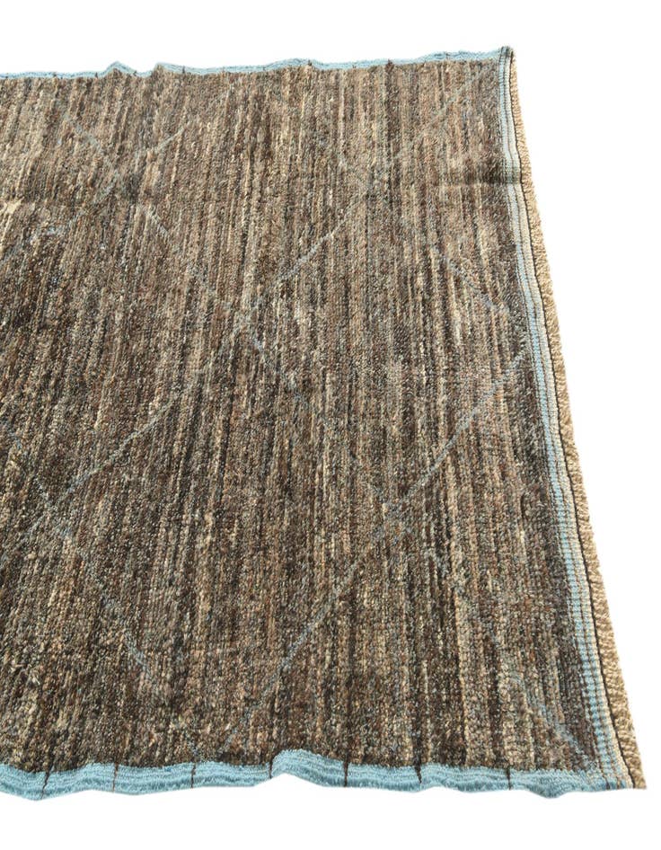 Detail image of 5' 2 x 8' 4  Hand Knotted Moroccan Wool Rug