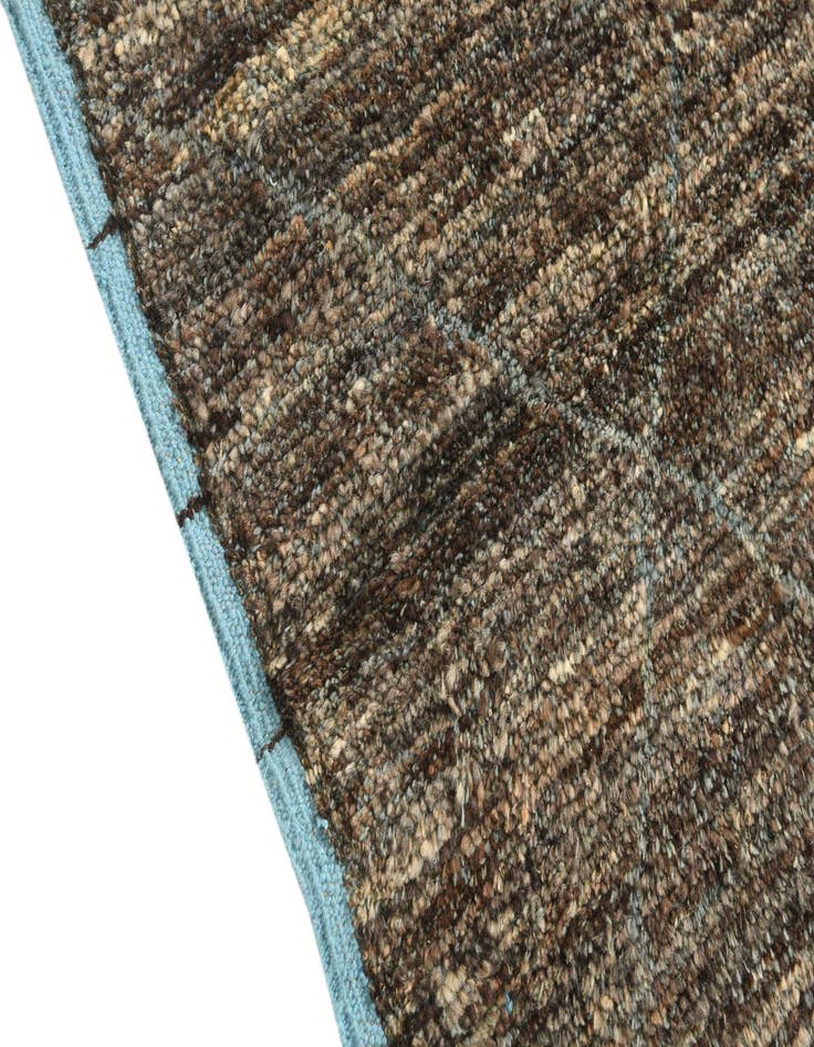 Detail image of 5' 2 x 8' 4  Hand Knotted Moroccan Wool Rug