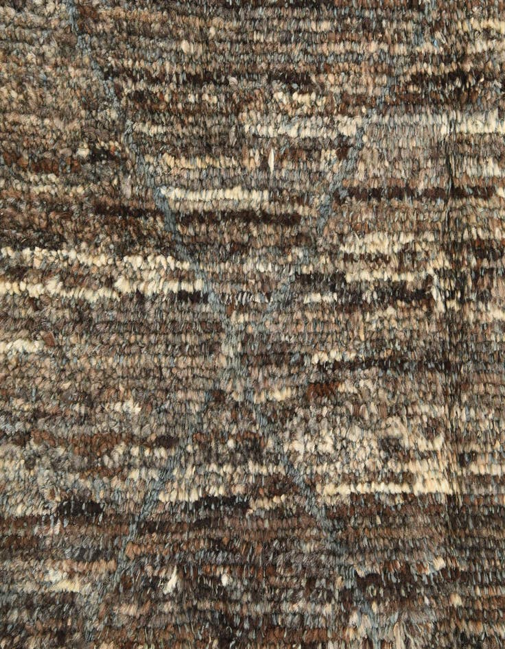 Detail image of 5' 2 x 8' 4  Hand Knotted Moroccan Wool Rug