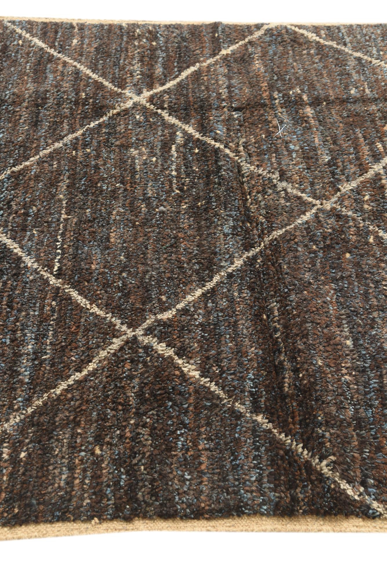 5' 3 x 8' 7 Hand Knotted Moroccan Wool Rug