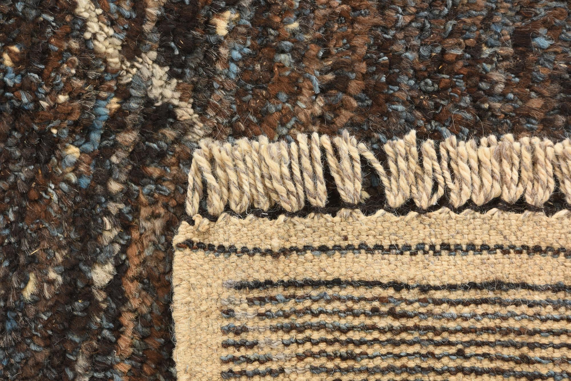5' 3 x 8' 7 Hand Knotted Moroccan Wool Rug