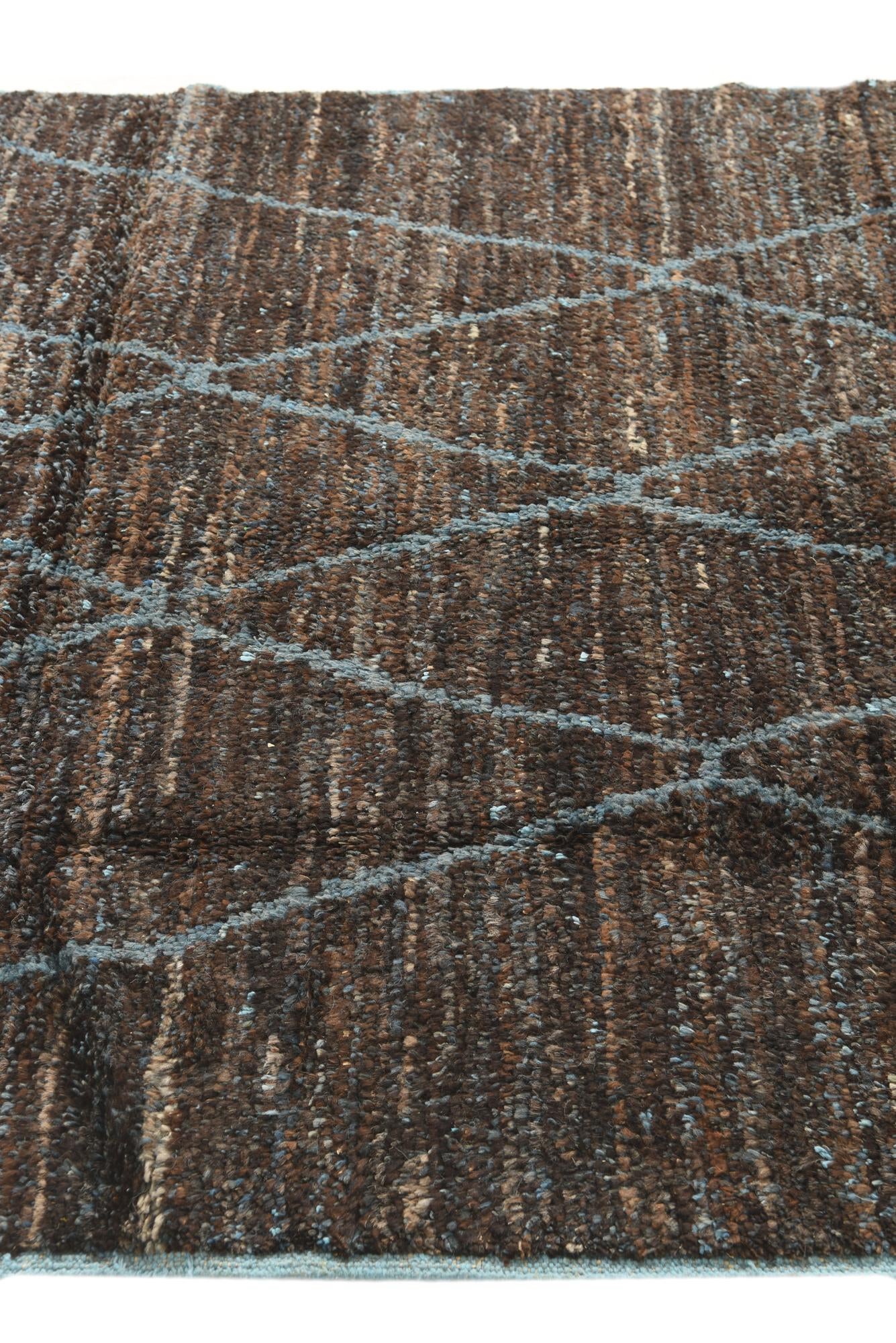 5' x 8' Hand Knotted Moroccan Wool Rug