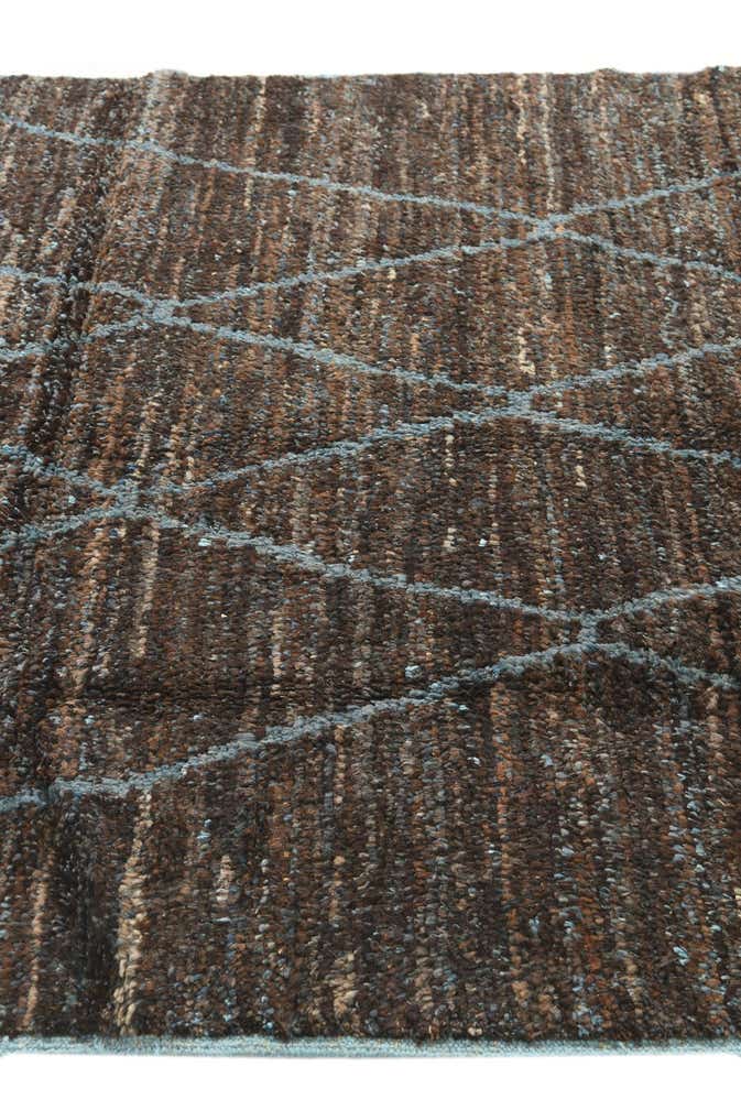 5' x 8' Hand Knotted Moroccan Wool Rug