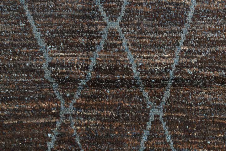 5' x 8' Hand Knotted Moroccan Wool Rug