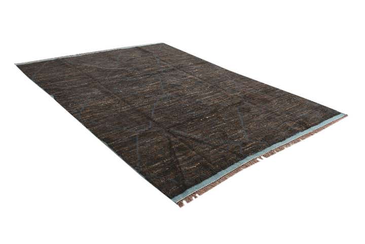 7' 9 x 10' 6 Hand Knotted Moroccan Wool Rug