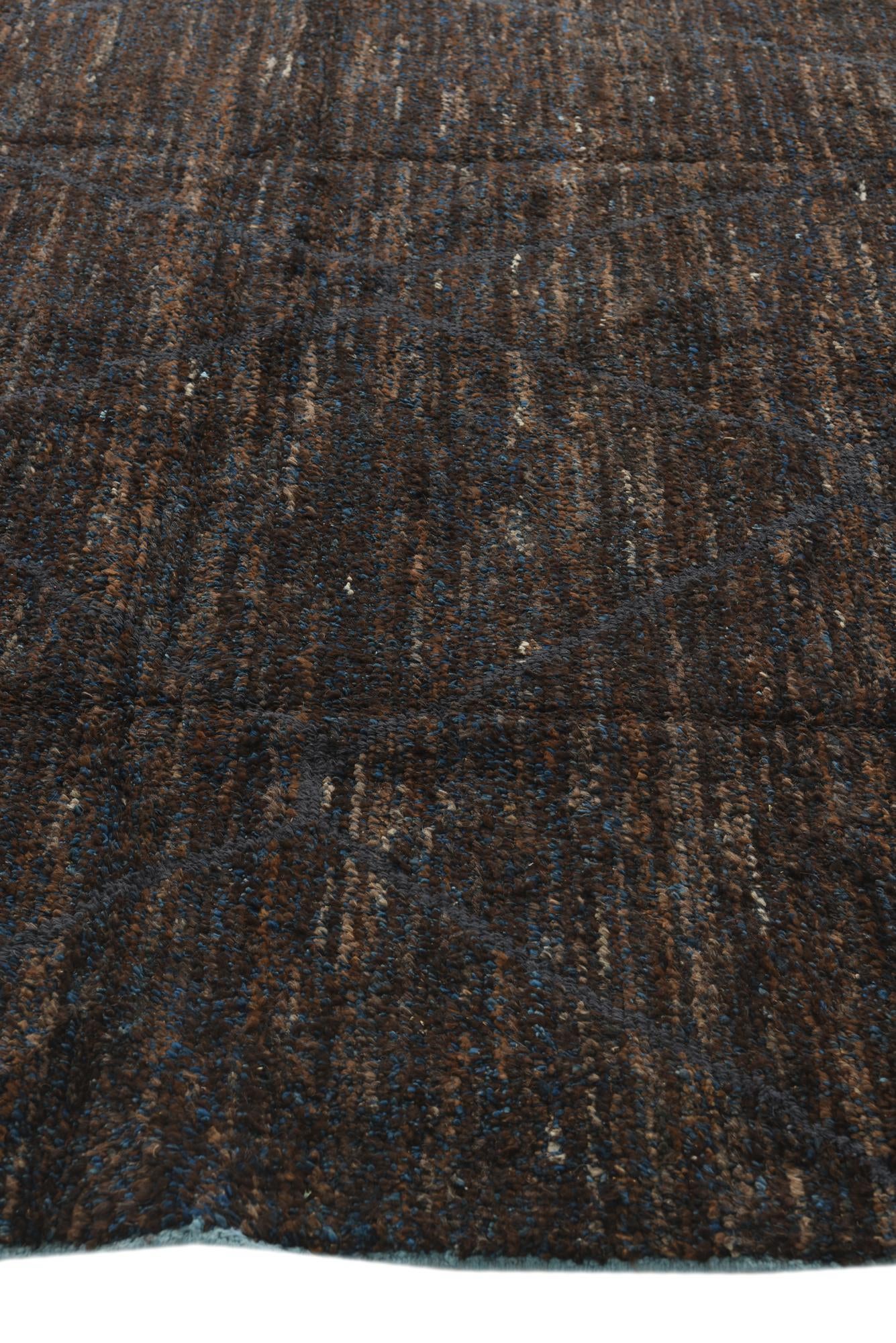 7' 9 x 10' 6 Hand Knotted Moroccan Wool Rug