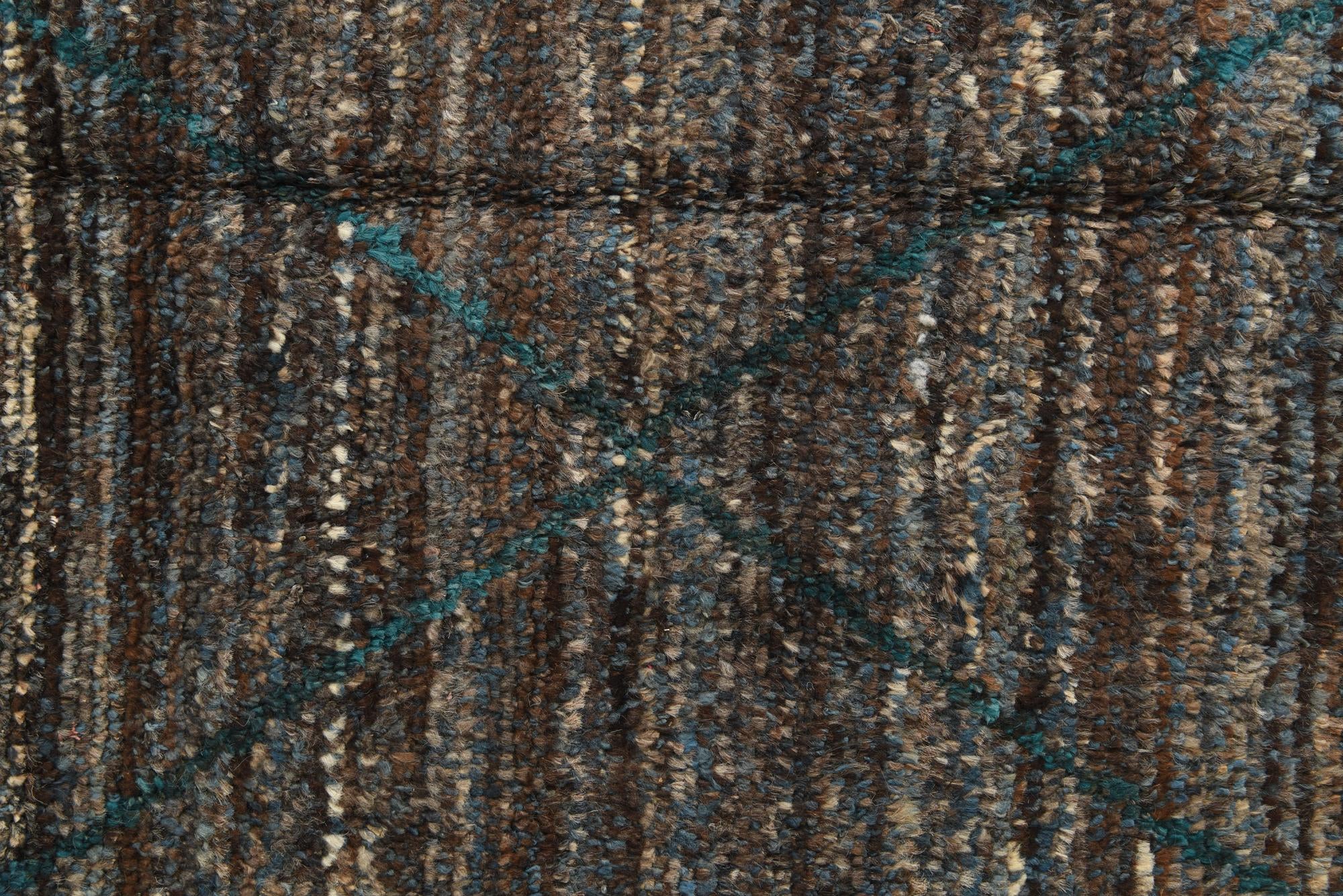 8' 9 x 12' 9 Hand Knotted Moroccan Wool Rug