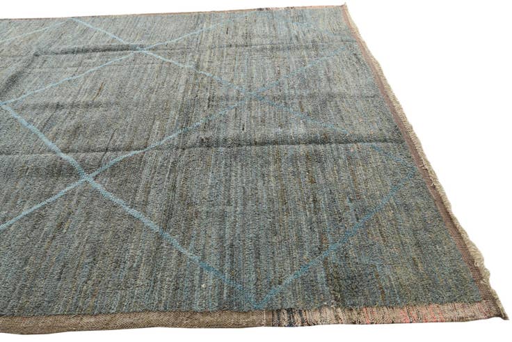 Detail image of 280cm x 375cm anudado a mano marroquí Alfombra Lana
