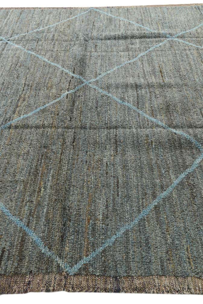 9' 3 x 12' 3 Hand Knotted Moroccan Wool Rug