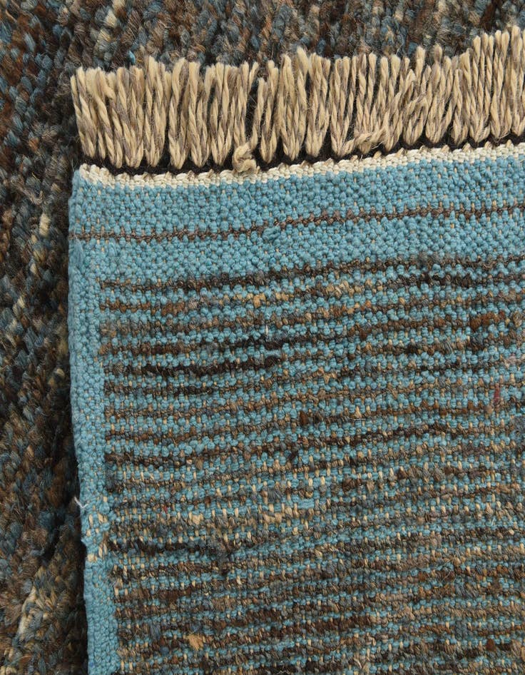 Detail image of 6' x 9' 5  Hand Knotted Moroccan Wool Rug