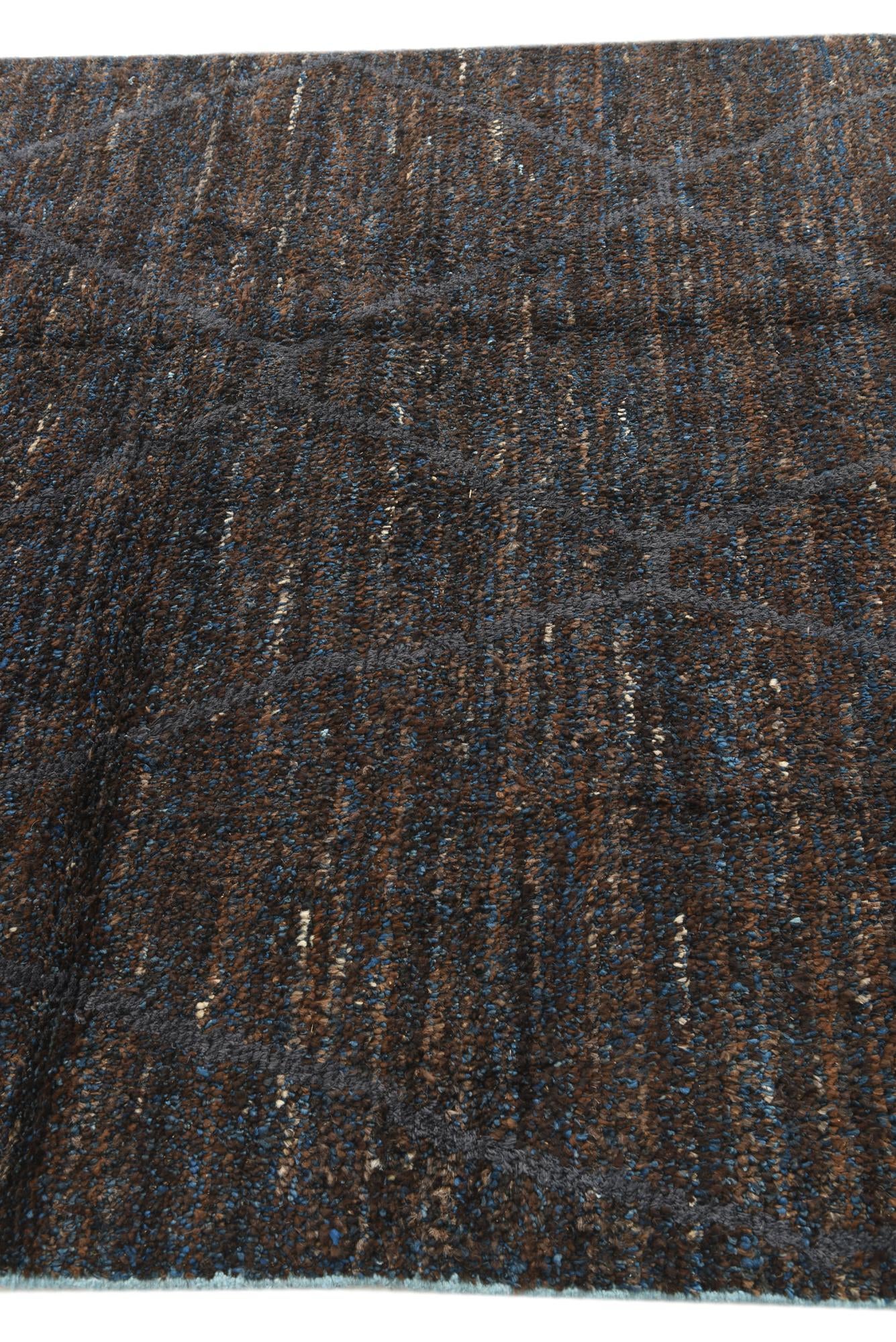 6' 1 x 9' 7 Hand Knotted Moroccan Wool Rug