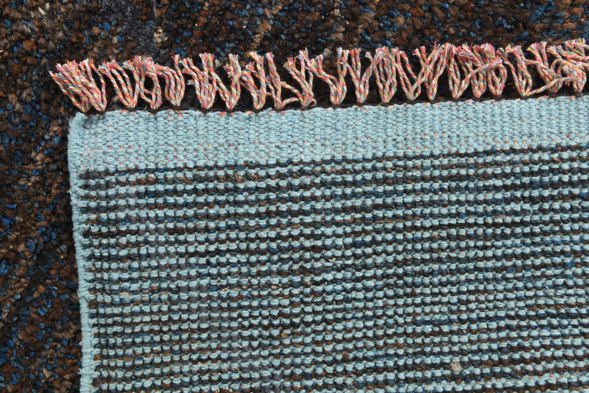 6' 1 x 9' 7 Hand Knotted Moroccan Wool Rug
