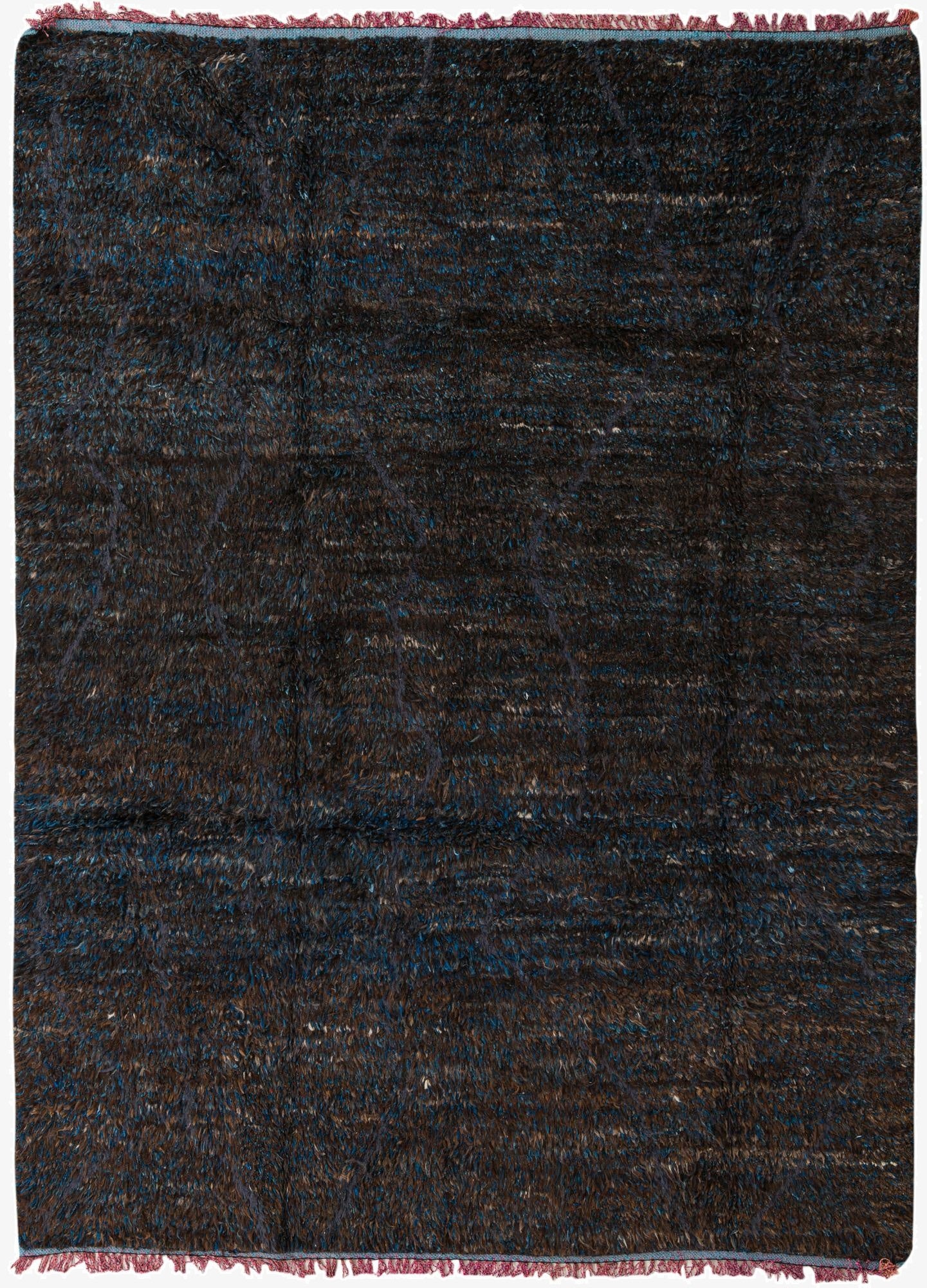 7' 9 x 10' 4  Hand Knotted Moroccan Wool Rug