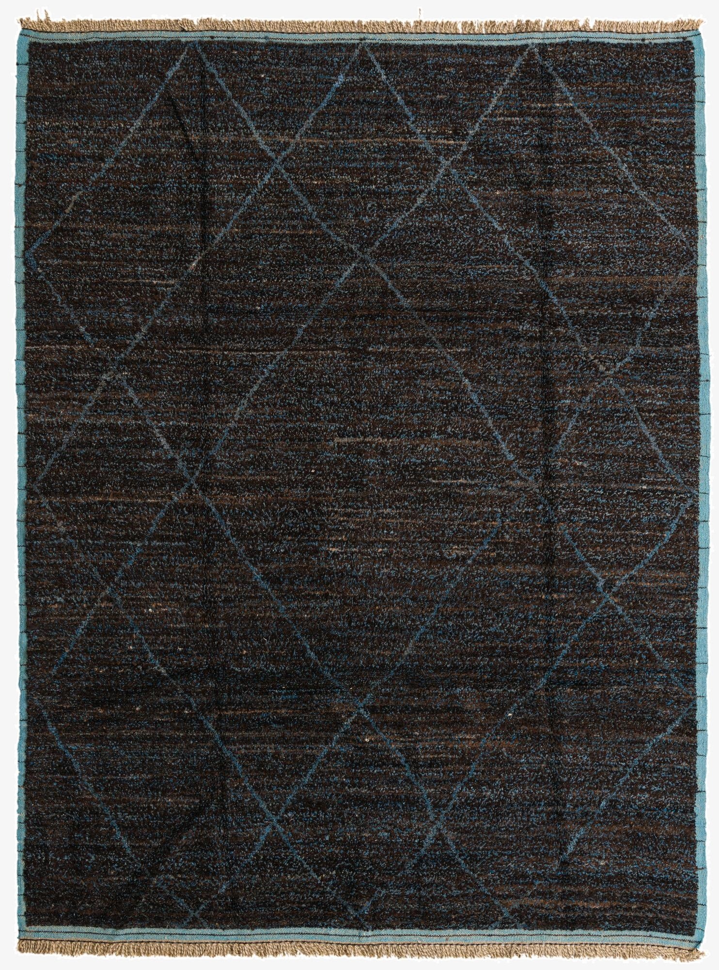 Primary image 8' x 10' 8  Hand Knotted Moroccan Wool Rug