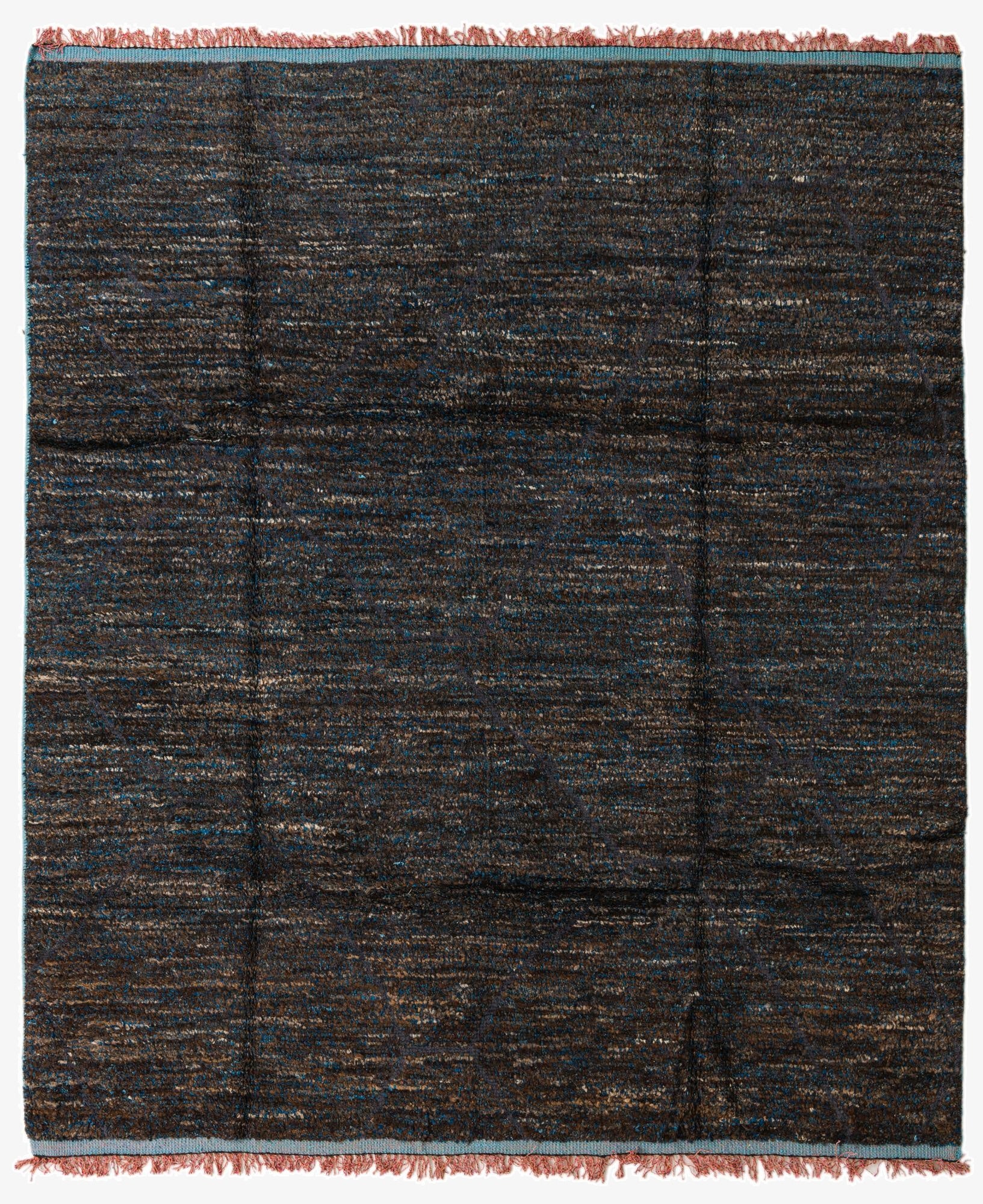 7' 9 x 9' 2  Hand Knotted Moroccan Wool Rug