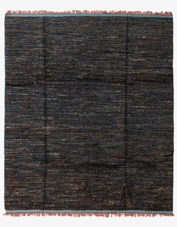 7' 9 x 9' 2 Hand Knotted Moroccan Wool Rug