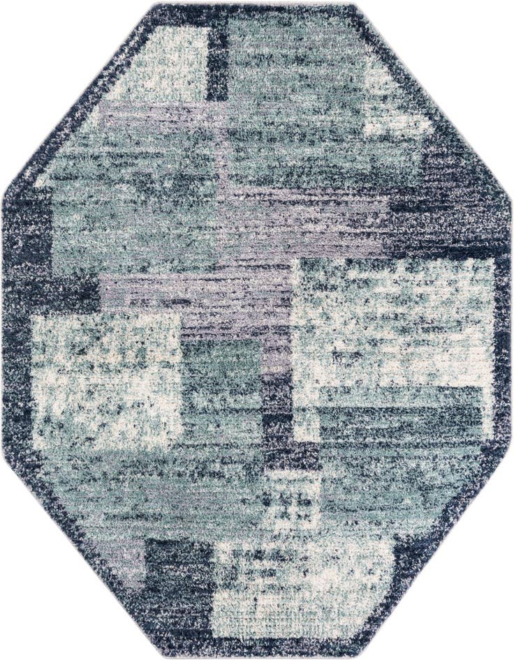 Detail image of 7' 1 x 7' 1 Tucson Octagon Rug