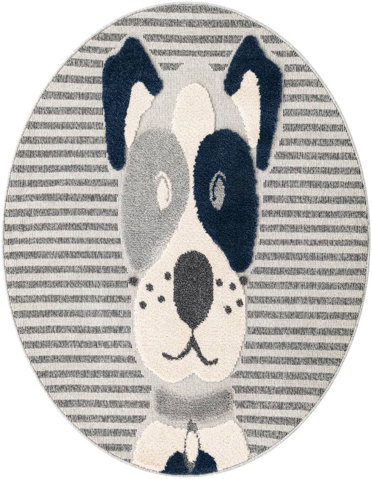 Detail image of 5' x 5' Whimsy Kids Round Rug