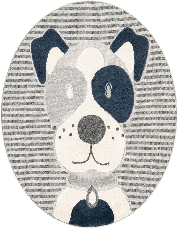 Detail image of 7' x 7' Whimsy Kids Round Rug
