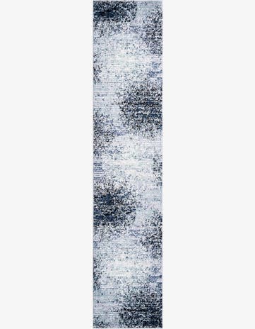 Blue and Gray Tucson Runner Rug