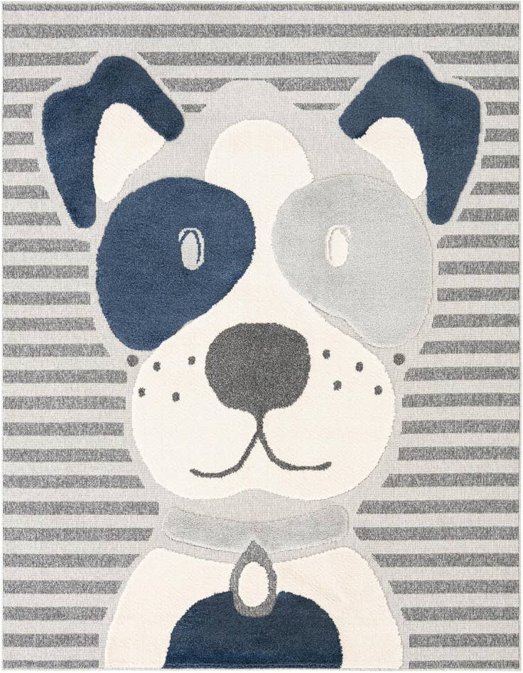 Detail image of 7' 10 x 7' 10 Whimsy Kids Square Rug