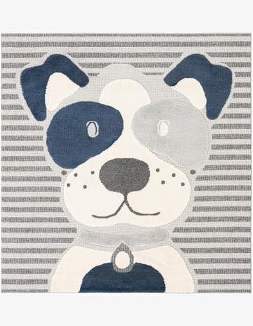 7' 10 x 7' 10 Whimsy Kids Square Rug