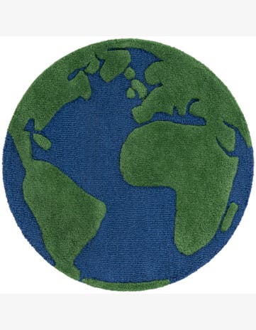 2' x 2' Playtime Kids Wool Freeform Rug
