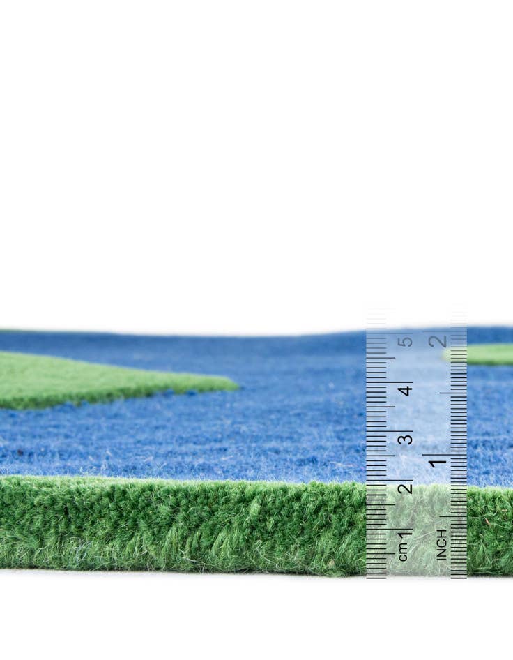 Detail image of 5' 1 x 5' 1 Playtime Kids Wool Freeform Rug