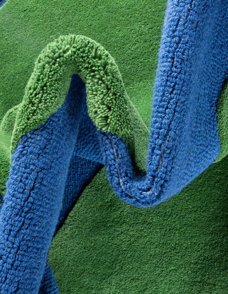 Detail image of 5' 1 x 5' 1 Playtime Kids Wool Freeform Rug