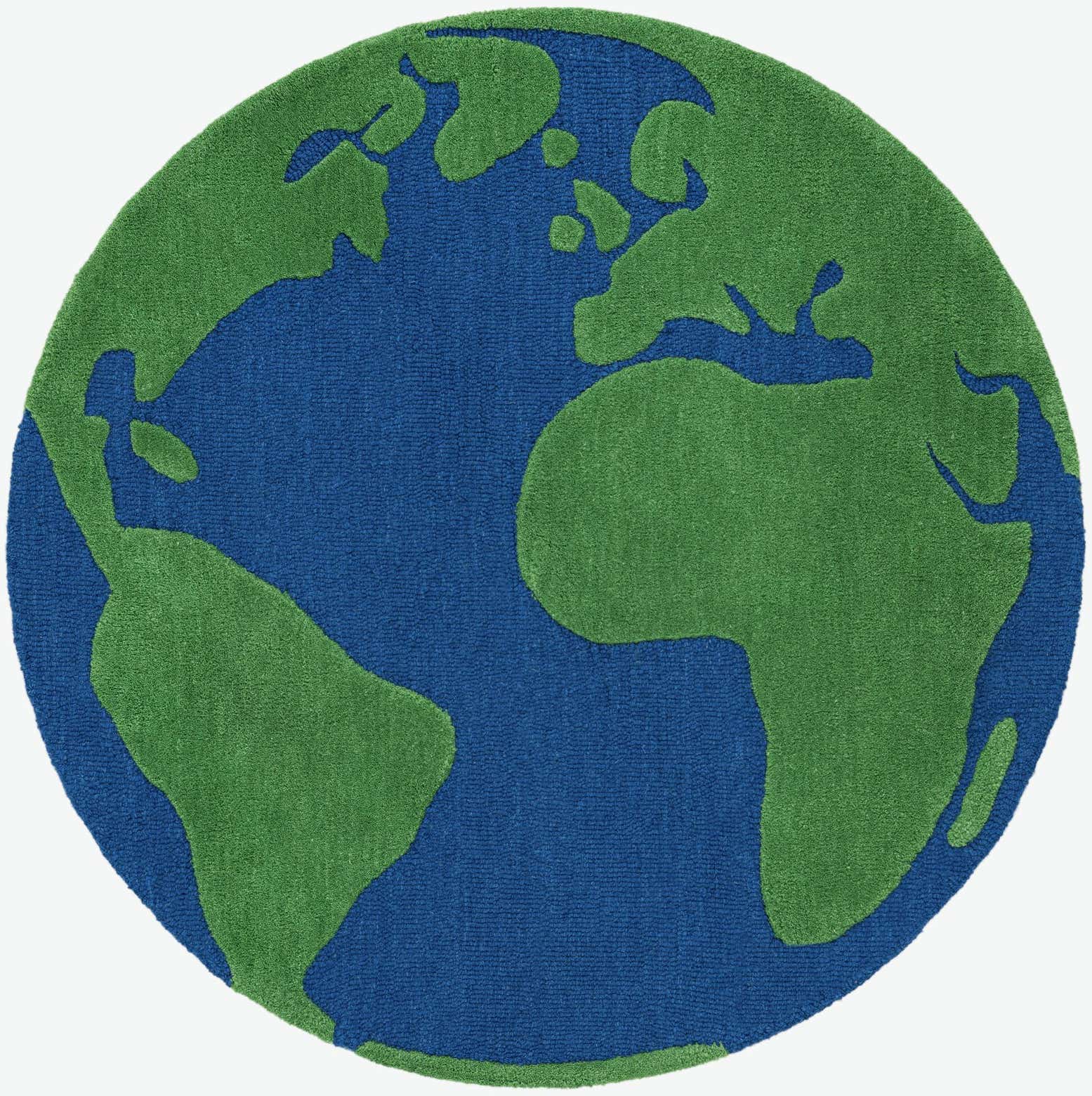 4' 1 x 4' 1 Playtime Kids Wool Freeform Rug