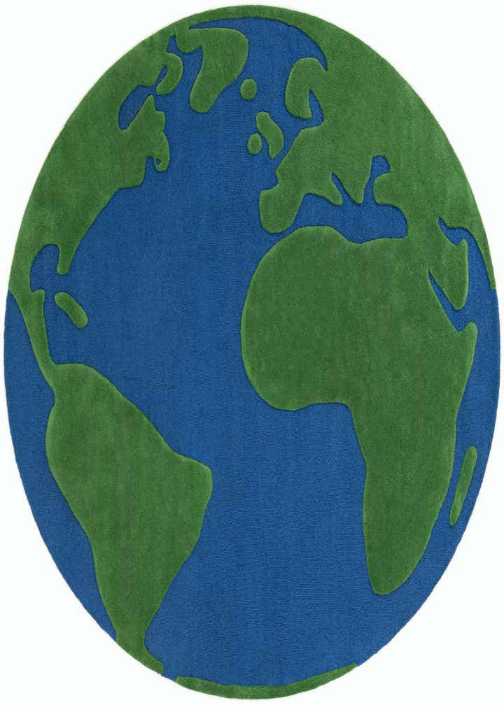 7' 10 x 7' 10 Playtime Kids Wool Freeform Rug
