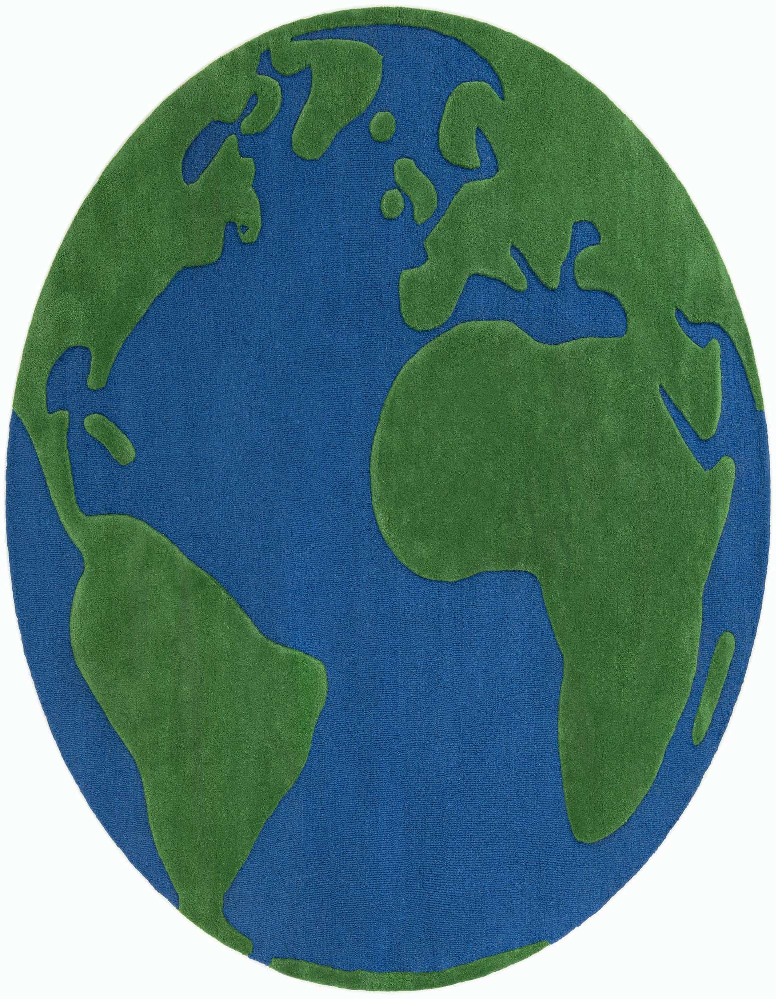 7' 10 x 7' 10 Playtime Kids Wool Freeform Rug